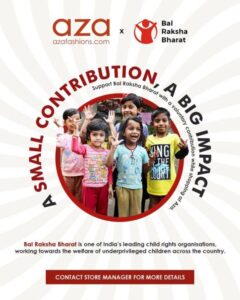​Aza Announces Association with Bal Raksha Bharat to Support Meaningful Social Impact