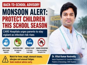 ​Back-to-School Season: Parents Must Pay Special Attention to Children’s Health, Say CARE Doctors