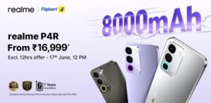 realme introduces the realme P4R 5G with a Segment-Leading 8000mAh Titan Battery starting at INR 16,999